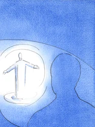 Enquanto o Pai olha hoje para o nosso trabalho, Ele vê a luz, porque Cristo, puro e santo, está aqui entre o Seu povo, 2003 (w - c no papel)