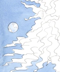 No &39;coração&39; do grande fogo da Divindade está a figura de Cristo, como um segundo Adão, 2004 (w - c no papel)