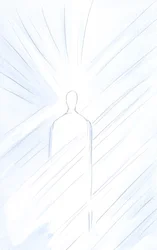 Cristo, Realmente Homem, antes de você, ressuscitou e está vivo. Contempla o mesmo Cristo, Filho Divino, majestoso, 2001 (w - c no papel)