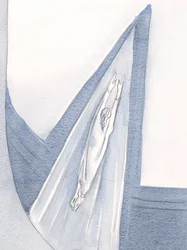 Cristo entrou no céu vestido de branco, e nós seguimos o caminho., 2001 (w - c no papel)