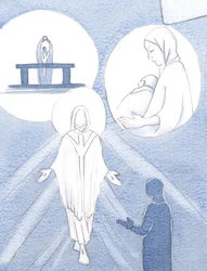 Cristo explicou um dia que é por causa da nossa fraqueza que Ele vem até nós, 2000 (w - c no papel)