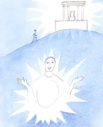 Cristo explicou a maravilha do Batismo, 2004 (w - c no papel)