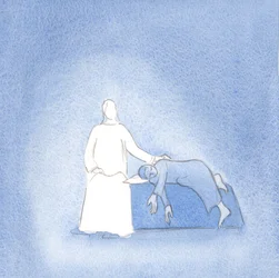 Cristo está perto de seus amigos, em todas as circunstâncias, 2000 (w - c no papel)