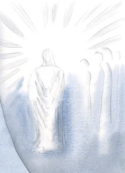 Cristo está escondido atrás de dois véus, 2000 (w - c no papel)