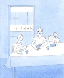 Cristo deseja - se lhes for possível - ver mais mães em casa, a cuidar dos filhos, a cozinhar boas refeições para a família e a não os entregar a outras pessoas para comerem e se divertirem (a não ser que seja absolutamente necessário), 2005 (wat