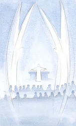 Cristo nosso Senhor Ressuscitado esteve presente somos nós, em Sua glória e poder, guardados por Seus Santos Anjos, 2000 (w - c no papel)