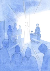 Cristo me mostrou como poucos dizem &39;bem-vindo&39; com alguma verdade. Quão poucos, em Comunhão, revelam seus corações a Ele., 2001 (w - c no papel)