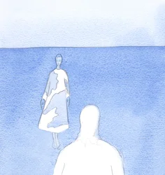Cristo me mostrou as manchas do pecado na bela &39;vestimenta&39; que é minha alma, 2000 (w - c no papel)