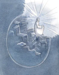 Cristo estava enrolado, por assim dizer, em um canto da alma dessa pessoa, incapaz de ajudá-la por causa da desordem de suas preocupações., 2000 (w - c no papel)