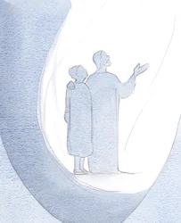 Cristo estava me levando a ficar lado a lado com Ele, pedindo ao Pai Celestial graças para os outros., 2000 (w - c no papel)