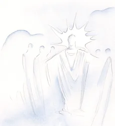 Cristo, que é a porta, nos conduz de um lado para outro em companhia celestial, 2000 (w - c no papel)