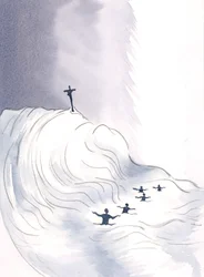 O Sangue Precioso de Cristo foi derramado em uma inundação torrencial, para todos os tempos, para que possamos banhar-se nele., 2000 (w - c no papel)