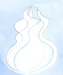 Cada Pessoa Divina, cada chama, possui a mesma Natureza Divina. Juntos, eles são um Deus, um Fogo, 2002 (w - c no papel)