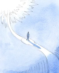 Cada um de nós está a caminho do Céu ou do Inferno, 2004 (w - c no papel)
