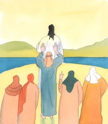 Cada padre deve ser "outro Cristo" para nós; no entanto, não nos devemos surpreender se formos tratados injustamente por um padre, 2005 (aguarela sobre papel)