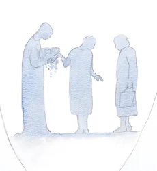 Cada vez que pedimos a Cristo para recompensar um bom vizinho, ele dá presentes maravilhosos a essa pessoa, por meio de nossa oração., 2000 (w - c no papel)