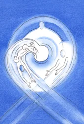 Desde toda a eternidade o Filho de Deus, que nasceu de Maria, nasce do amor incandescente do coração do Pai, na força do Espírito Santo, 2002 (w - c no papel)