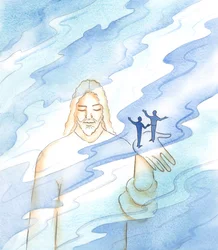 Deus mantém na existência todas as coisas e todas as pessoas, incluindo aqueles que questionam Sua existência, 2003 (w - c no papel)