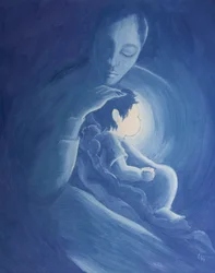 Deus o Pai nos ama como Seus filhos com um amor terno e infalível, 2002 (óleo a bordo)