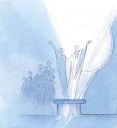 Na comunhão, vi que Cristo me ofereceu ao Pai, como eu mesmo ofereci a Cristo, unido em nosso desejo pela glória de Deus, 2000 (w - c no papel)
