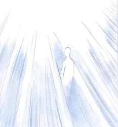 Na luz do Céu, entrem nas Almas Santas que foram purificadas. Eles entram sem dor; não há mais pecado neles., 2001 (w - c no papel)