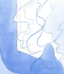 É através da nossa Sagrada Comunhão que Cristo pode nos conduzir como se fosse à porta do Céu, perto do &39;fogo&39; incriado, 2002 (w - c no papel)