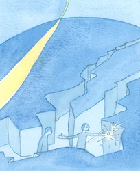Parece para algumas pessoas que os caminhos que eles pessoalmente esculpiram nas paredes rochosas de suas vidas podem levar a Deus, 2003 (w - c no papel)