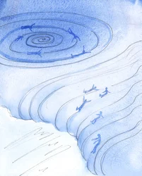 O pecado mortal é como um redemoinho, 2004 (w - c no papel)
