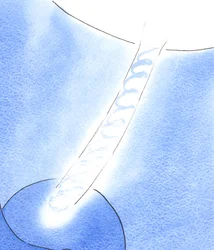 Uma das realizações de Cristo em Sua Ressurreição foi construir um &39;corredor&39; brilhante entre a terra e o Céu: um caminho seguro no alto, 2003 (w - c no papel)