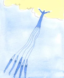 As pessoas podem ser fortemente ajudadas e atraídas para o Céu pelo bom exemplo e pelas orações daqueles que já foram para o Céu, 2003 (w - c no papel)