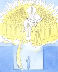 A oração pessoal, em nossa &39;sala secreta&39;, nunca é feita sozinha; por meio de Cristo estamos presentes com toda a companhia do Céu, 2004 (w - c no papel)