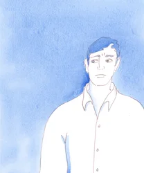 Alguns católicos que atualmente "lutam" dentro da Igreja para difundir os seus pontos de vista errados sobre o pecado e a santidade olharão um dia para trás, 2005 (aguarela sobre papel)