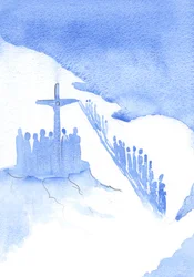 Alguns voltam as costas e ignoram a obra que Cristo realiza para a sua salvação; demonstram a sua indiferença perante o Seu Sacrifício, 2002