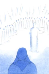 Os santos do céu se regozijam em nosso amor por Cristo e em nossas boas ações, porque toda alegria no céu é compartilhada, 2002 (w - c no papel)