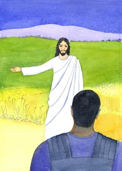 A cura do servo do Centurião, 2001 (w - c no papel)