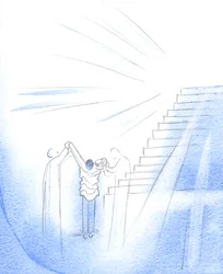 Resta pouca purificação após a morte para um padre fiel, 2002 (w - c no papel)