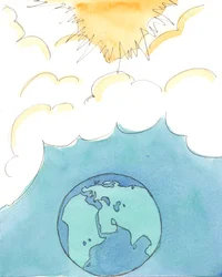 Embora devamos orar e trabalhar para ajudar os necessitados em todo o mundo, devemos manter nossos pensamentos também no Céu, para que não nos desanime, esquecendo a glória e a alegria que aguardam os amigos de Deus, 2004 (w - c