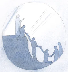 Por meio de Cristo, reunimos outros à luz de Deus, 2000 (w - c no papel)