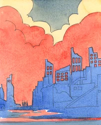 A guerra pode colocar em perigo ou corromper os lutadores, 2004 (w - c no papel)