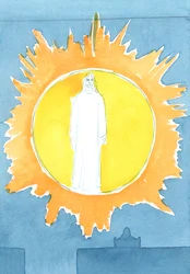 Ouvimos falar de uma &39;cavidade em forma de Deus&39; no centro do coração humano, 2003 (w - c no papel)