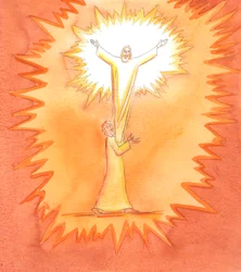 Quando uma alma está vazia de todos os desejos vãos, Cristo a preenche com Sua luz, na Sagrada Comunhão; e como Cristo louva Seu Pai, no Espírito, Deus louva a Deus, em Deus, em bem-aventurança e esplendor, dentro do