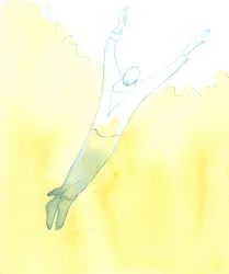 Quando alguém morre no amor de Cristo, tendo servido a Cristo até o fim com amor altruísta, ele sobe ao céu em paz e alegria absoluta, 2003 (w - c no papel)