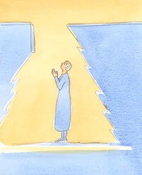 Quando nos arrependemos sinceramente de nossos pecados e fraquezas, é como se um alçapão se abrisse acima de nossa cabeça, conforme a luz do céu brilha, para nos trazer paz, luz e uma união mais próxima com Deus., 2004 (w - c no papel)