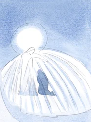Onde quer que Cristo esteja, existem Suas virtudes, e Ele as derrama sobre nós, abundantemente, 2000 (w - c no papel)