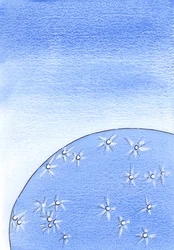 Onde quer que haja almas &39;iluminadas&39; pela vida de Cristo e inflamadas de louvor, é como se Deus visse luzes brilhando como diamantes sobre a terra, 2002 (w - c no papel)