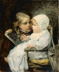 O jovem artista, 1885