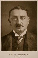 Rt Hon Cecil Rhodes, PC (foto sépia)