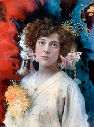 Florence Collingbourne em San Toy, c1902.