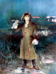 Fred Terry no Beco da Mudança, c1902.
