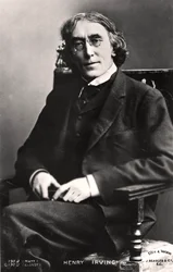 Harry Brodribb Irving 1870-1919, ator inglês, 1905.